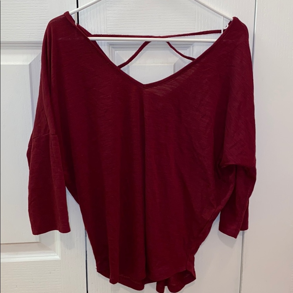 Maurices criss cross blouse